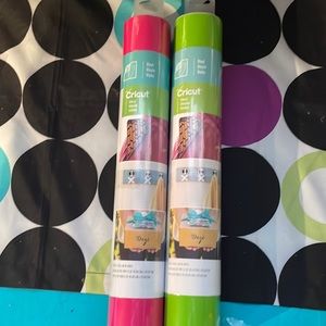 Cricut vinyl 2 rolls new with tags